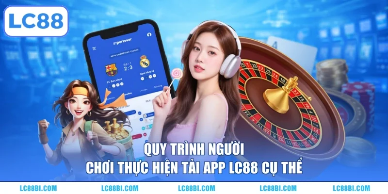 Quy trình người chơi thực hiện tải app LC88 cụ thể