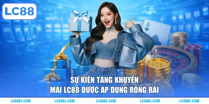Sự kiện tặng khuyến mãi LC88 được áp dụng rộng rãi